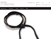 Tablet Screenshot of pearlcollective.com
